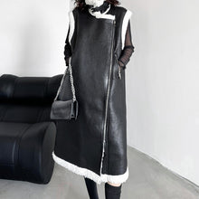 Load image into Gallery viewer, Winter Retro Lapel Plus Velvet Thickened Vest
