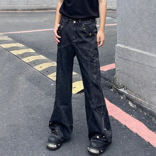 Load image into Gallery viewer, American Retro 3D Deconstructed Flared Trousers
