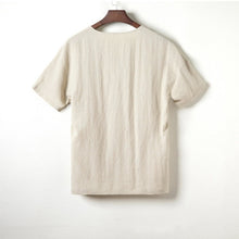 Load image into Gallery viewer, Retro Cotton Linen Button-down Shirt
