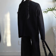 Load image into Gallery viewer, Multi-button Straight Shoulder Loose Casual Cardigan
