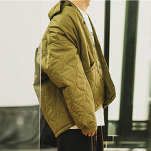 Load image into Gallery viewer, Quilted Gourd Shirt Style Cotton Jacket
