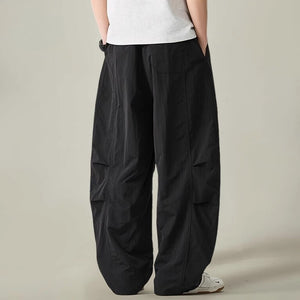 Loose Retro Casual Straight Pants