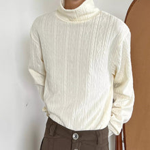 Load image into Gallery viewer, Retro Turtleneck Casual Loose Knit Sweater

