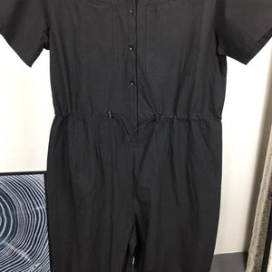 Men's Summer Black Loose Jumpsuit