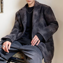 Load image into Gallery viewer, Shoulder Pad Wool Tie-dye Suit Jacket
