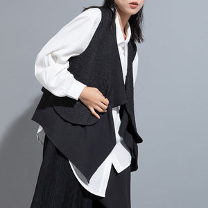 Multi-layered Irregular Vest