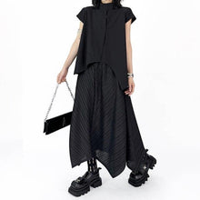 Load image into Gallery viewer, Women's Irregular Stand-up Collar Casual Shirt
