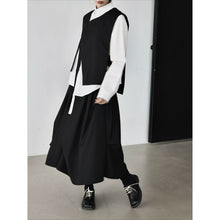 Load image into Gallery viewer, Women's Asymmetrical Wrap Button Sleeveless Vest
