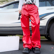 Load image into Gallery viewer, Hip-hop Casual Stage Party Leather Pants
