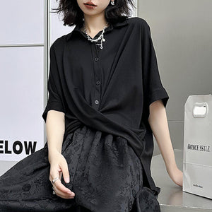 Loose Irregular Short Sleeve T-Shirt