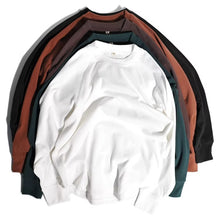 Load image into Gallery viewer, Retro Double-sided German Fleece Rounded Hem Warm Base Layer Shirt
