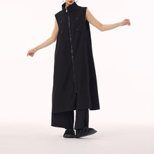 Load image into Gallery viewer, Button Sleeveless Tank Dress
