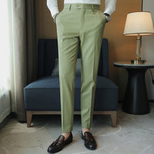 Load image into Gallery viewer, Casual Slim-fit Drape Suit Trousers
