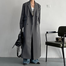 Load image into Gallery viewer, Strong Aura Loose-fitting Drape Suit Trench Coat
