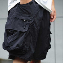 Load image into Gallery viewer, Large Pocket Zipper Casual Loose Shorts
