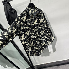 Load image into Gallery viewer, Printed Rhinestone Drape Loose Shirt
