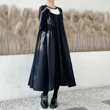 Load image into Gallery viewer, Spaghetti Strap Ruched Zippered Loose Long Dress
