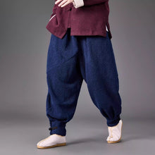 Load image into Gallery viewer, Thickened Faux Lamb Wool Loose Casual Harem Pants
