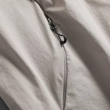 Load image into Gallery viewer, Multi-pocket Loose Two-way Zip Collar T-shirt
