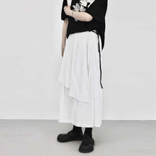 Load image into Gallery viewer, Irregular Multi-layered Strappy Wide-leg Pants Skirt
