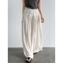 Load image into Gallery viewer, High-waisted Drawstring Pleated Culottes
