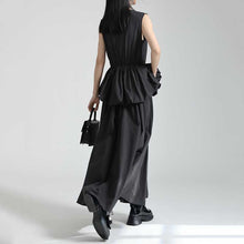 Load image into Gallery viewer, V-neck Ruffled Bud Shirt Dress

