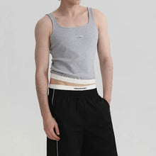 Load image into Gallery viewer, Square Neck Ribbed Slim Fit Tank Top
