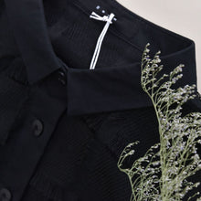 Load image into Gallery viewer, Tassel-trimmed Patchwork Lapel Loose Shirt
