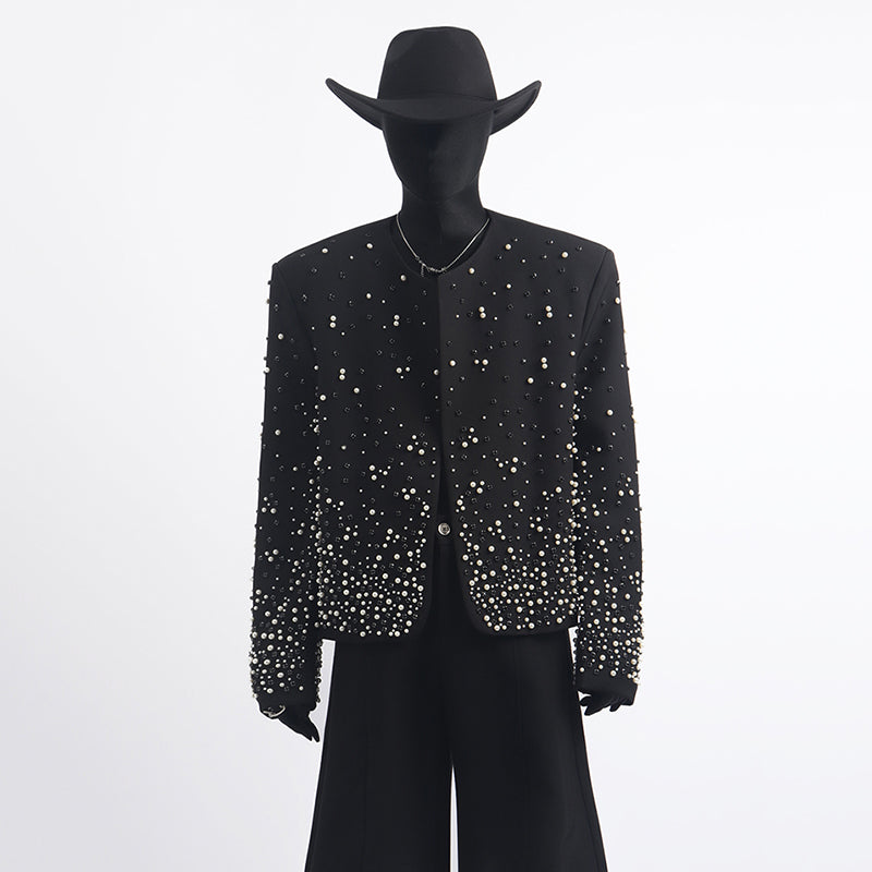 Diamond-studded Pearl Jacket