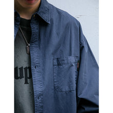 Load image into Gallery viewer, Japanese Retro Textured Long-sleeved Shirt
