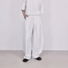 Load image into Gallery viewer, High-waisted Wide-leg Casual Curved Trousers
