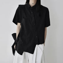 Load image into Gallery viewer, Women's Striped Loose Casual T-shirt
