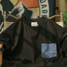 Load image into Gallery viewer, 300g Heavyweight Denim Pocket Loose T-Shirt
