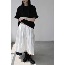 Load image into Gallery viewer, Women's Wide-leg Loose Casual Mid-length Trousers
