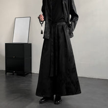 Load image into Gallery viewer, Dark Dragon Pattern Loose-fitting Hanfu Taoist Robe Cardigan Culottes
