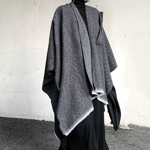 Retro Shawl Cape Coat