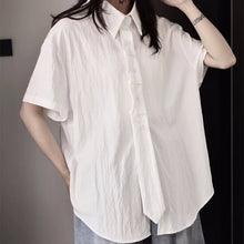 Load image into Gallery viewer, Loose-fitting Slimming French Tie Shirt
