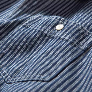 Casual Retro Loose Vertical Striped Shirt