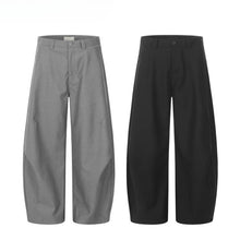 Load image into Gallery viewer, American Retro Loose Straight Pleated Scimitar Pants
