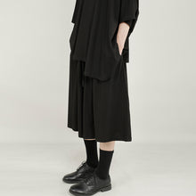 Load image into Gallery viewer, Casual Loose-fitting Wide-leg Cropped Trousers
