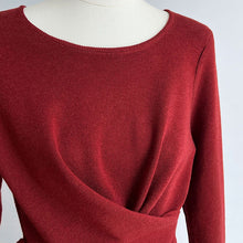 Load image into Gallery viewer, Irregular Hem Cross-over Knit Sweater
