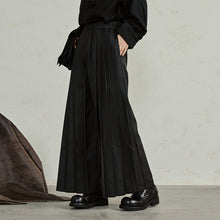 Load image into Gallery viewer, Detachable Samurai Wide Leg Pleated Culottes
