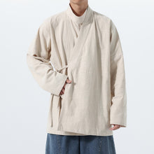 Load image into Gallery viewer, Loose Cotton Cross Front Side Tie Shirt
