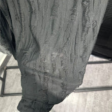 Load image into Gallery viewer, Irregular Cut-out V-neck Long-sleeve Top
