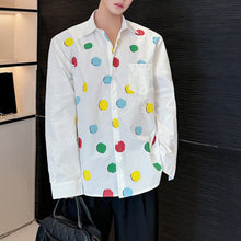Load image into Gallery viewer, Polka Dot Print Loose Shirt
