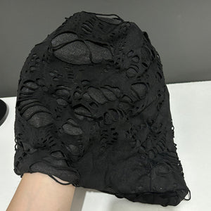 Ripped Brimless Dome Stacked Hat