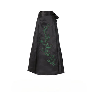 Bamboo Embroidery Loose Culotte