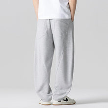 Load image into Gallery viewer, Waffle Loose-Fit Casual Wide-Leg Trousers
