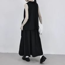 Load image into Gallery viewer, Loose-fitting Sleeveless Ruffled Shirt Vest

