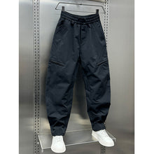 Load image into Gallery viewer, Zipper Scimitar Loose Straight Harem Pants
